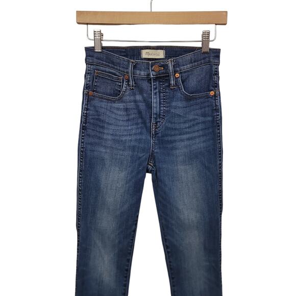 Madewell 10" High Rise Skinny Jeans in Women's Size 26 Tall - Picture 5 of 11